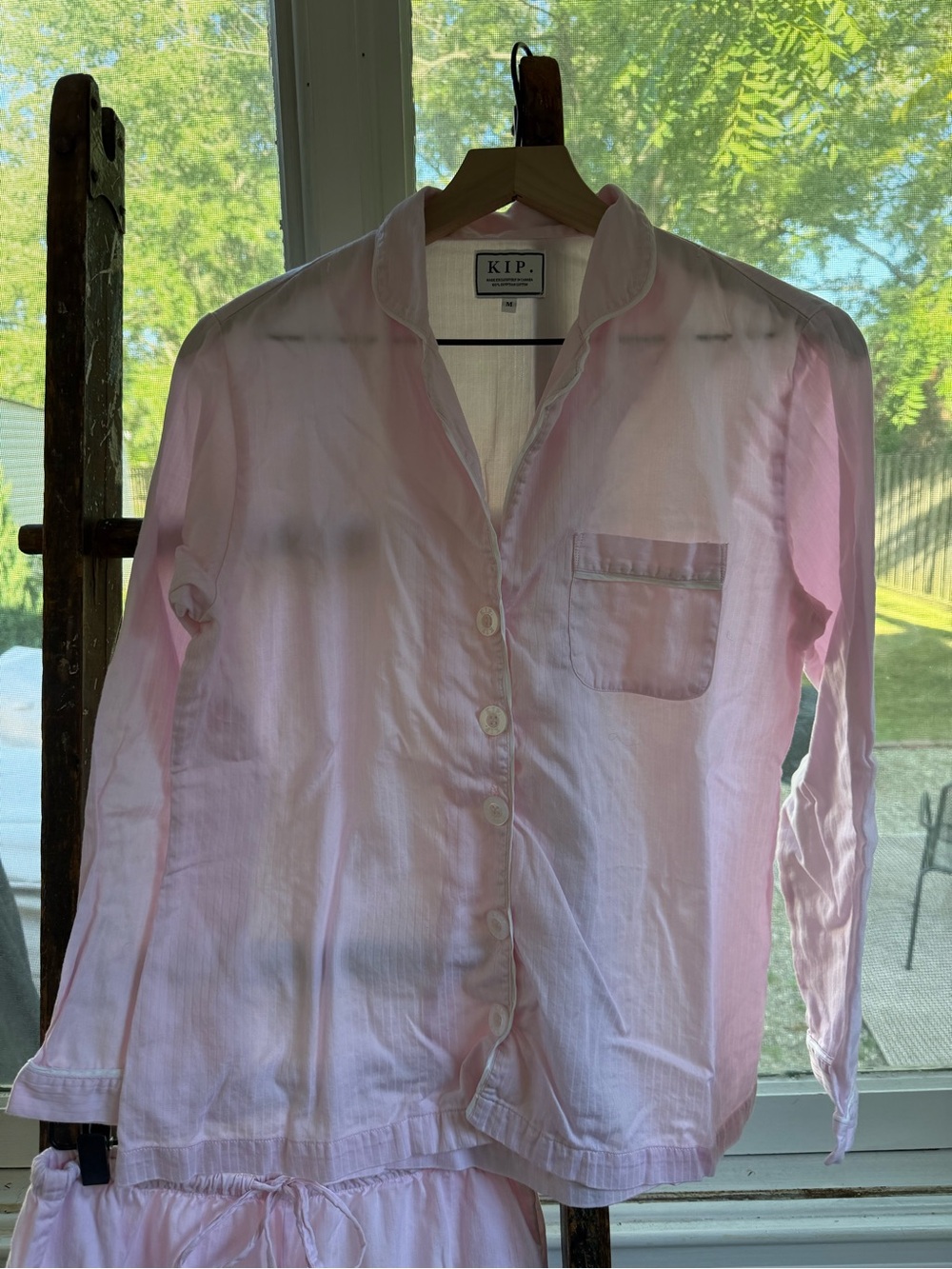 KIP Pale Pink Egyptian Cotton Pajama Set